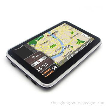 5-inch GPS Car Navigation System with Wi-Fi, AV-in, FM Transmitter and Bluetooth, Supports TF Card